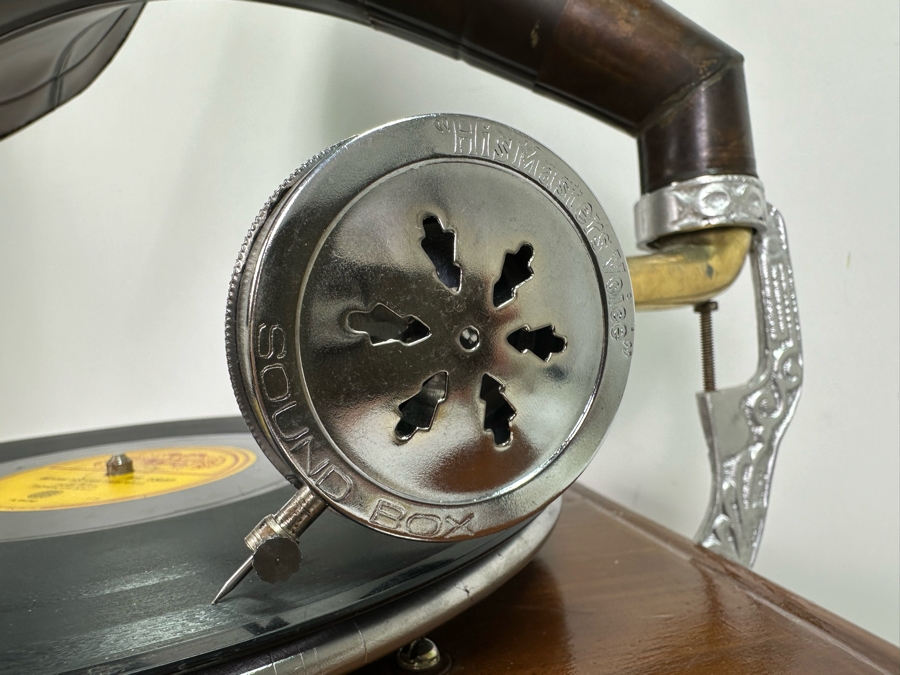 Contemporary Gramophone - Produces Sound But Works Poorly, Mainly Decorative Piece 14'W X 26'H [Photo 5]