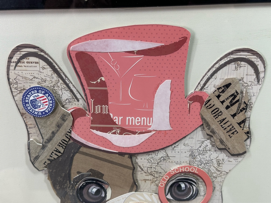 Mixed Media 3D Dog Artwork By Imax Corp 24 X 24 [Photo 5]