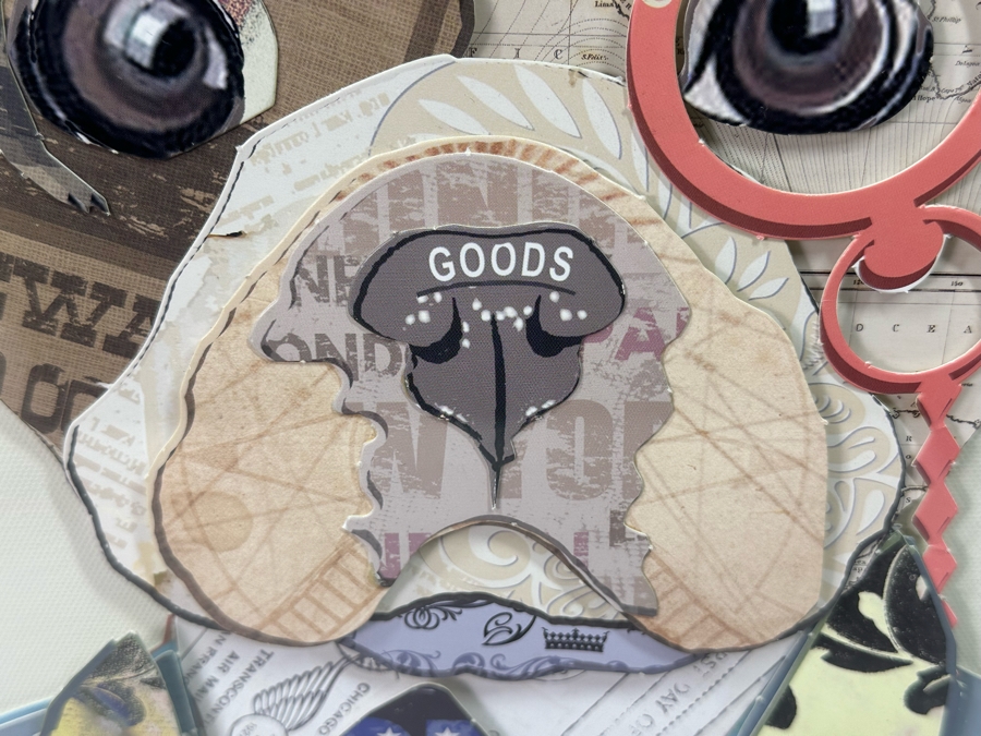 Mixed Media 3D Dog Artwork By Imax Corp 24 X 24 [Photo 3]