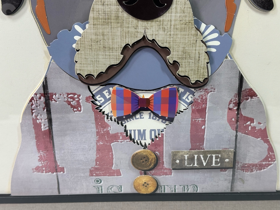 Mixed Media 3D Dog Artwork By Imax Corp 24 X 24 [Photo 5]