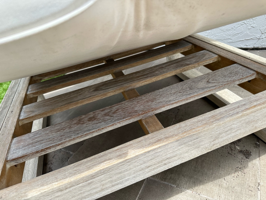 Set Of Four West Elm Outdoor Lounge Armchairs With Throw Pillows 34W X 30D X 33H Retails $3,600 [Photo 9]