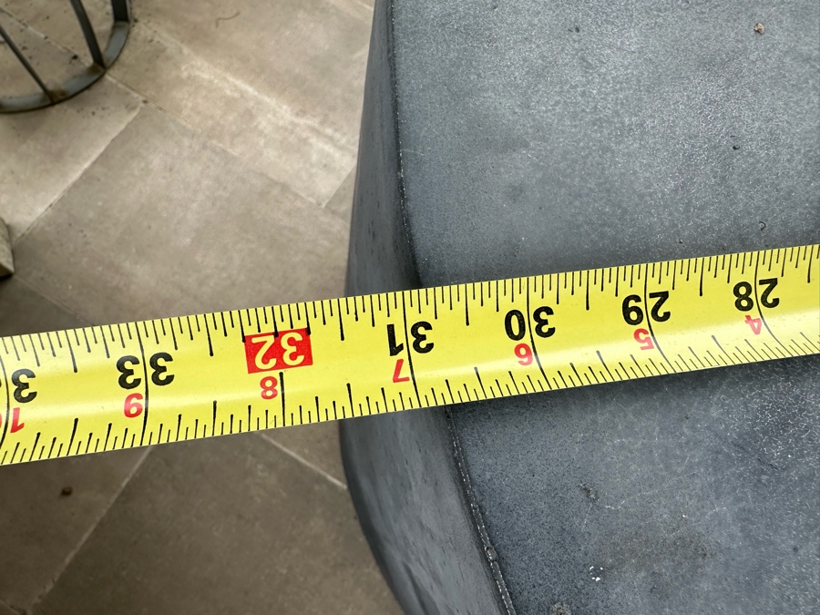 Outdoor Circular Fire Table With Propane Tank 31R X 24.5H [Photo 6]