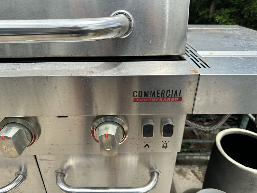 Char-Broil Commercial Grade Tru-Infrared Stainless Steel Outdoor Grill With Cover And One Propane Tank Inside Grill 53W X 21D X 49H [Photo 4]