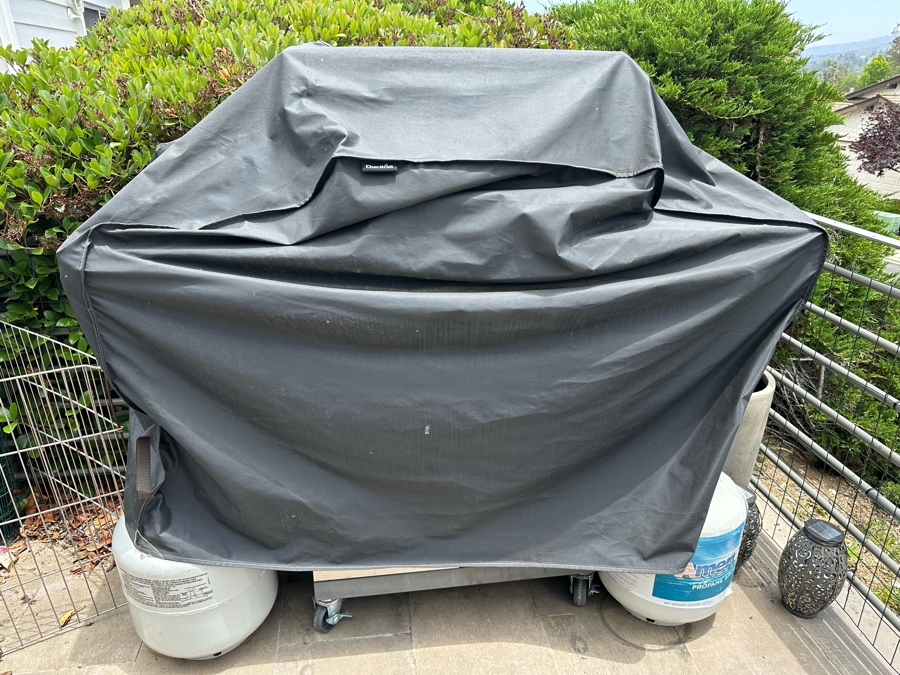 Char-Broil Commercial Grade Tru-Infrared Stainless Steel Outdoor Grill With Cover And One Propane Tank Inside Grill 53W X 21D X 49H [Photo 8]