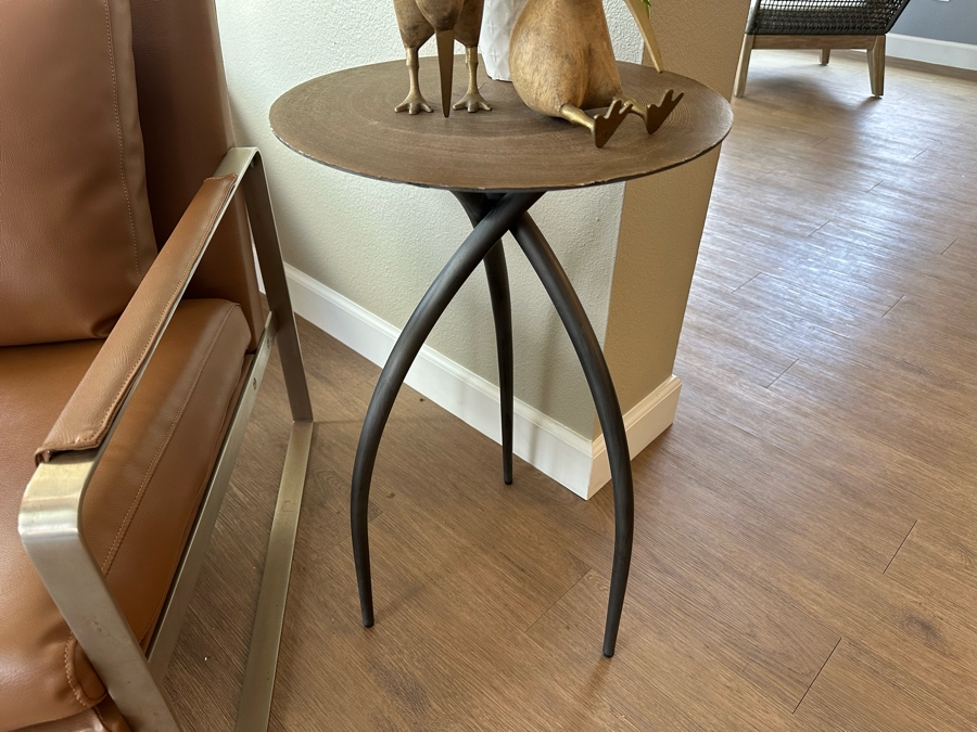 Modernist Side Table Revelation By Uttermost 15.5W X 26.5H [Photo 2]