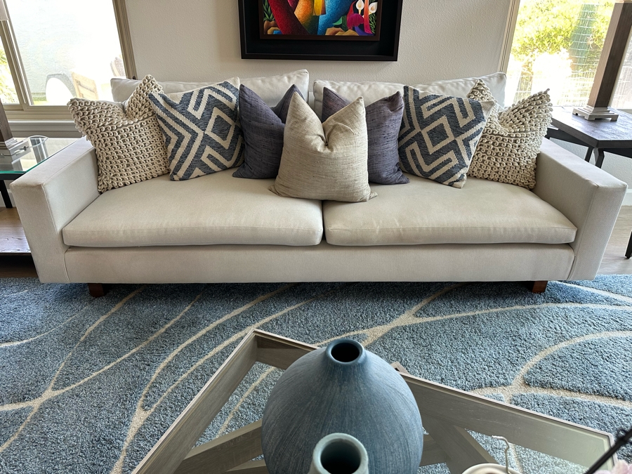 West Elm Upholstered Sofa 92'W X 41.5'D X 29'H [Photo 2]