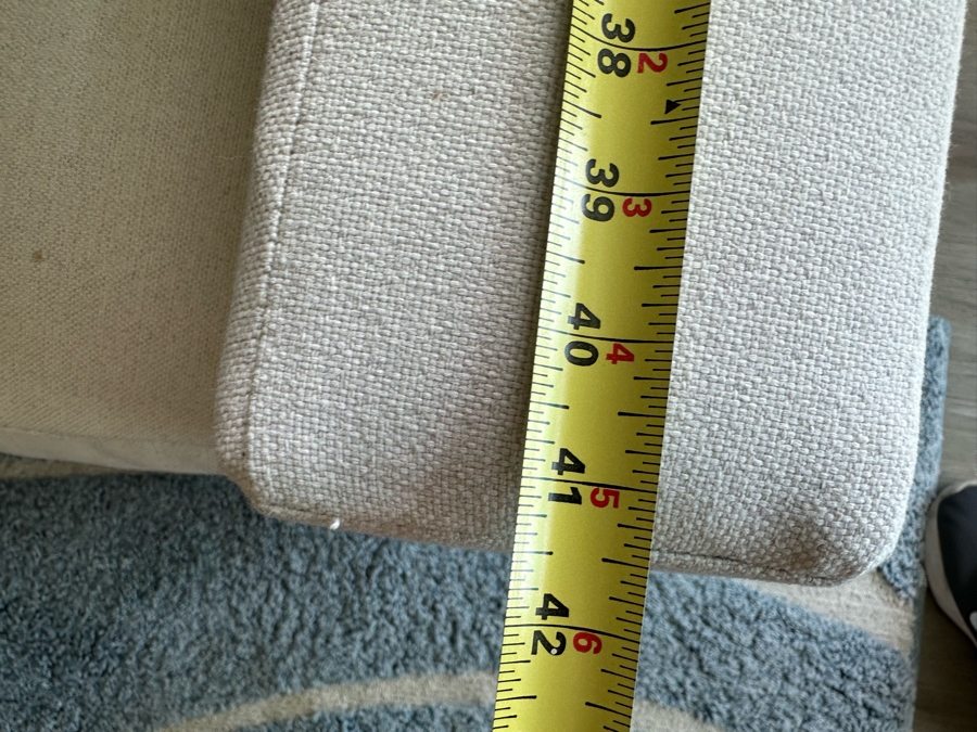 West Elm Upholstered Sofa 92'W X 41.5'D X 29'H [Photo 10]