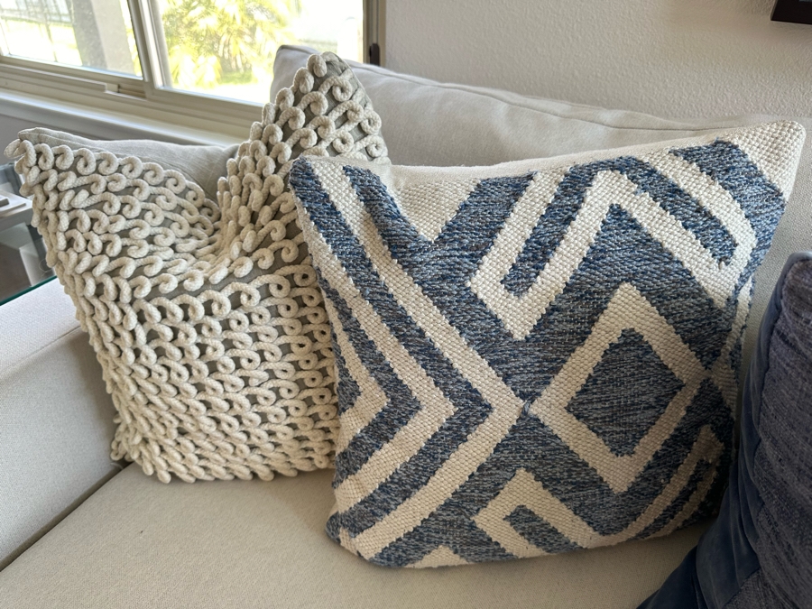 West Elm Upholstered Sofa 92'W X 41.5'D X 29'H [Photo 15]