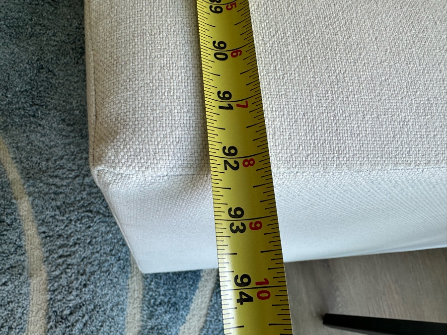 West Elm Upholstered Sofa 92'W X 41.5'D X 29'H [Photo 9]