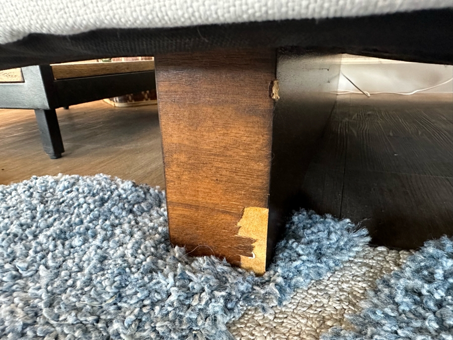 West Elm Upholstered Oversized Armchair 46'W X 41.5'D X 36'H [Photo 3]