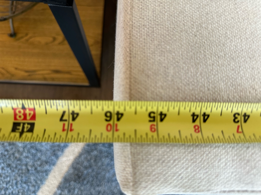 West Elm Upholstered Oversized Armchair 46'W X 41.5'D X 36'H [Photo 6]