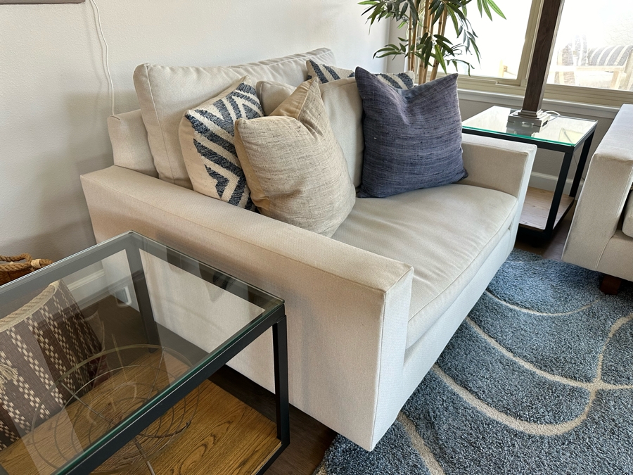 West Elm Upholstered Oversized Armchair 46'W X 41.5'D X 36'H [Photo 5]