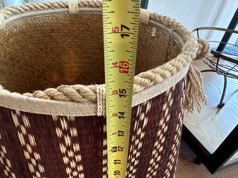 Woven Basket With Rope Handles 15'W X 15'H [Photo 5]