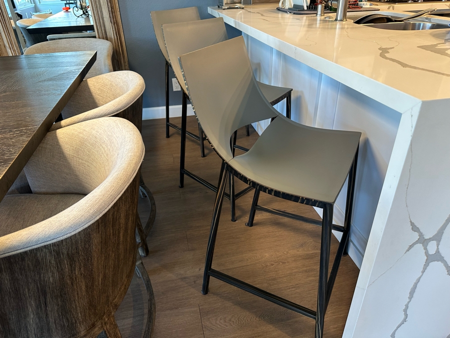 (3) Modloft Sloan Stools 23.5' Seat Height Retails $2,685 [Photo 5]