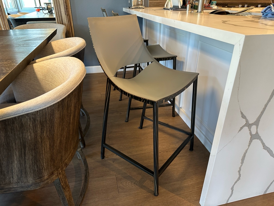 (3) Modloft Sloan Stools 23.5' Seat Height Retails $2,685 [Photo 4]