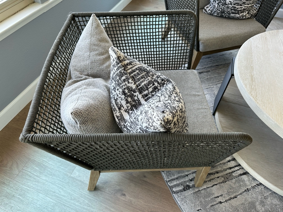 Four Modloft Modern Netta Lounge Chairs Indoor / Outdoor Chairs Retails $3,996 [Photo 7]