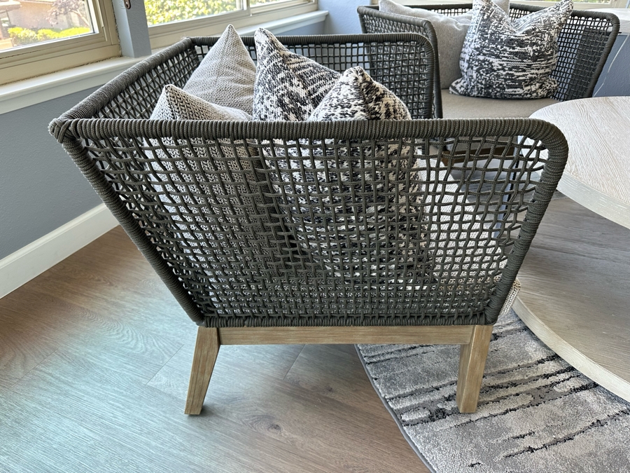 Four Modloft Modern Netta Lounge Chairs Indoor / Outdoor Chairs Retails $3,996 [Photo 6]