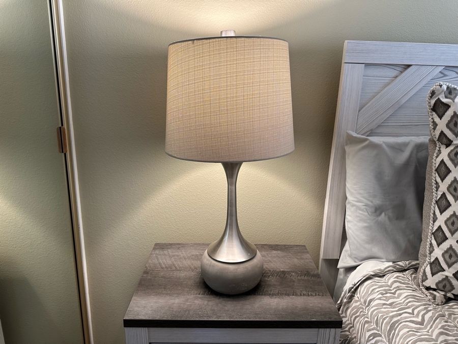 Just Added - Pair Of Uttermost Niah Modern Table Lamps 28'H Retails $400 [Photo 2]