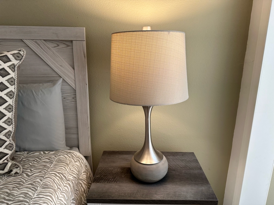 Just Added - Pair Of Uttermost Niah Modern Table Lamps 28'H Retails $400 [Photo 6]