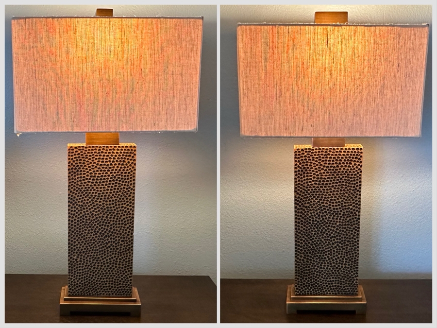 Pair Of Uttermost Canfield Table Lamps Retails $750