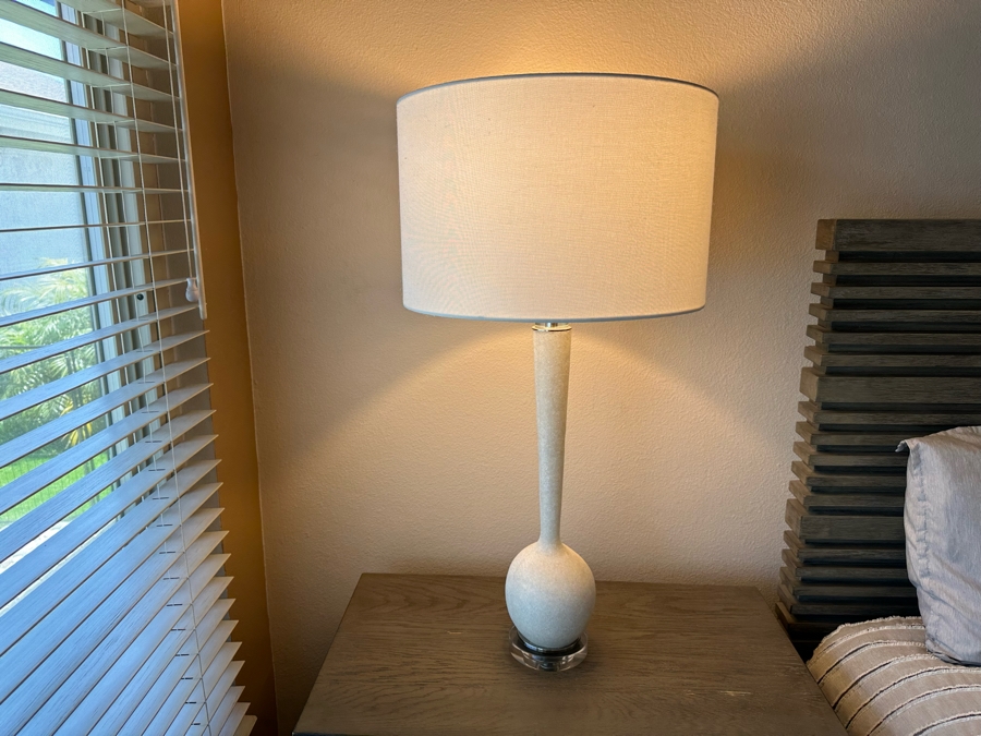 Pair Of Uttermost Kently Modern Table Lamps 34'H Retails $804 [Photo 2]