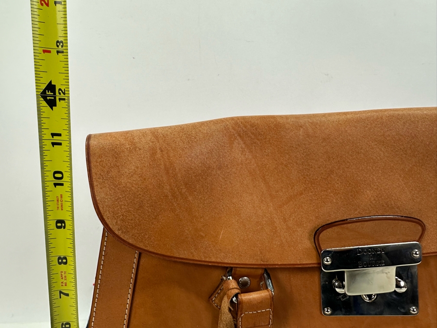 Dooney and Burke Italian Leather Handbag with Dust Cover 17'W x 12'H [Photo 7]