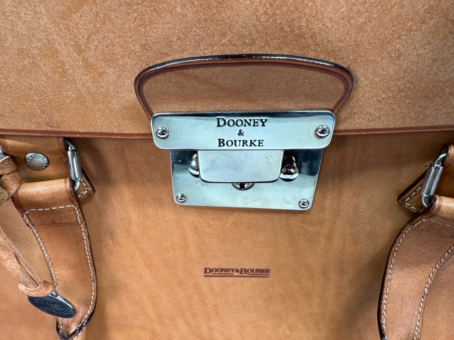 Dooney and Burke Italian Leather Handbag with Dust Cover 17'W x 12'H [Photo 2]