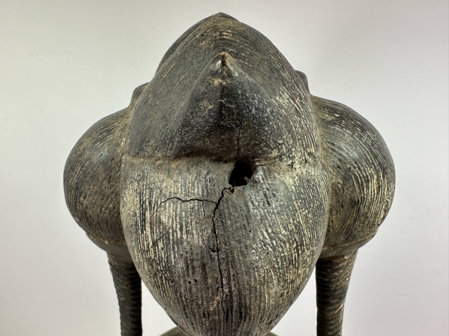 African Carved Wooden Sculpture From The Ivory Coast 28.5'H Estimate $400 [Photo 12]