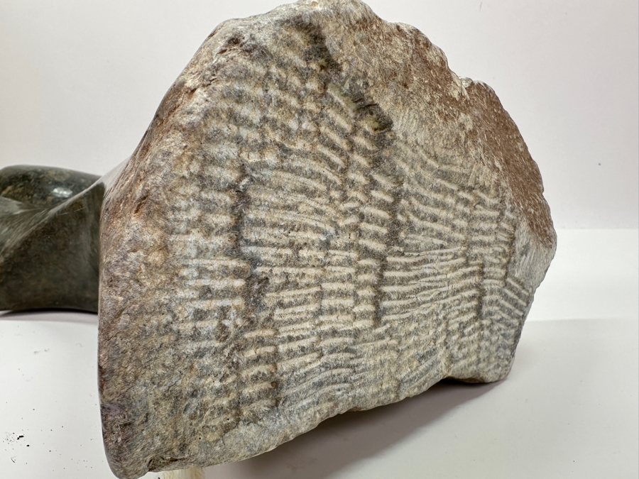 Stunning Shona Tribe African Green Stone Modernist Carving Sculpture 24'H [Photo 11]