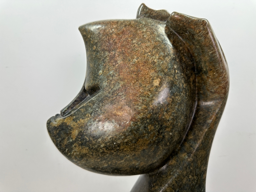 Stunning Shona Tribe African Green Stone Modernist Carving Sculpture 24'H [Photo 2]