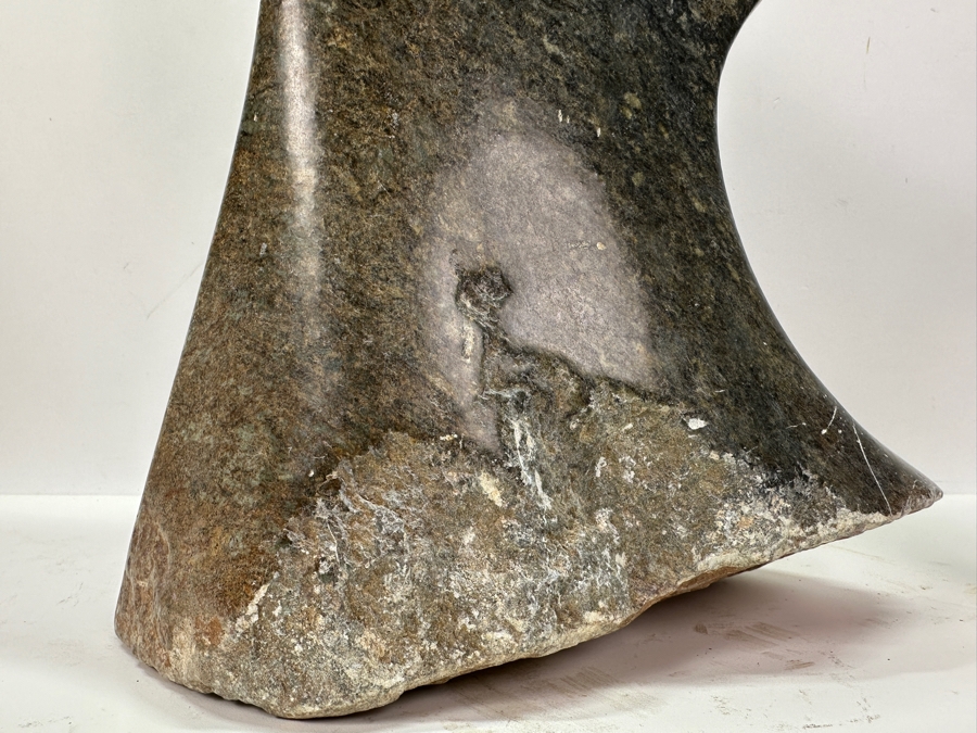 Stunning Shona Tribe African Green Stone Modernist Carving Sculpture 24'H [Photo 8]