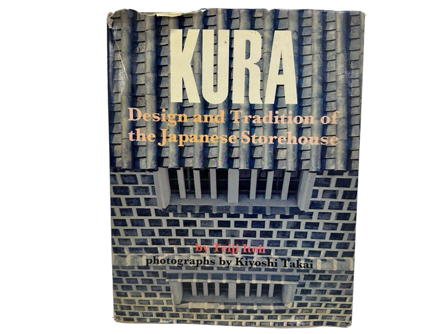 Vintage 1973 First Edition Hardcover Book Kura: Design And Tradition Of The Japanese Storehouse Estimate $95 [Photo 1]