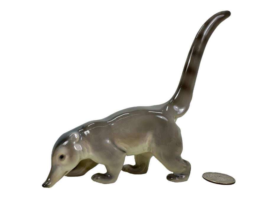 Rare Bing & Grondahl B&G 1689 Coati Nasua Animal Figurine 6'L X 8.5'H [Photo 1]