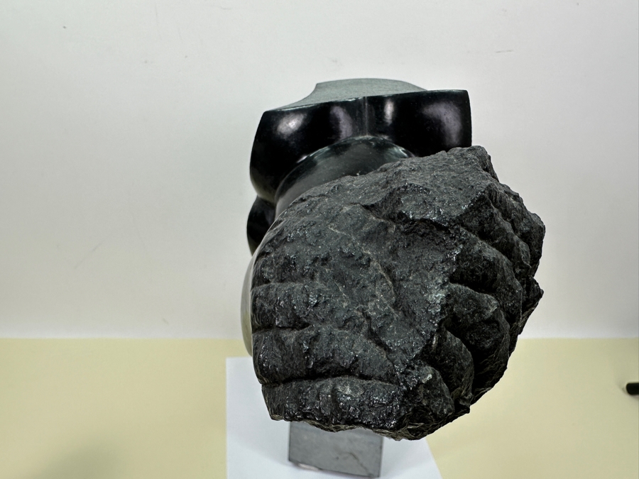 Vintage Carved Stone Shona Sculpture Signed T. Chidakwa 15'H [Photo 4]