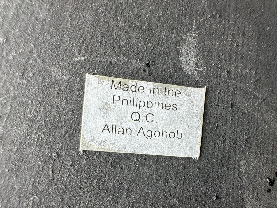 German Beer Server Statue with Chalkboard Sign/Menu By Allan Agohob 40'H x 24'W x 16'D [Photo 6]