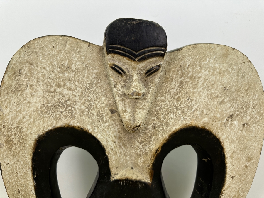 Kwele Heart Shaped African Mask 18'H [Photo 4]