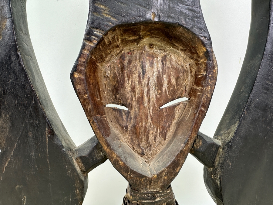 Kwele Heart Shaped African Mask 18'H [Photo 7]