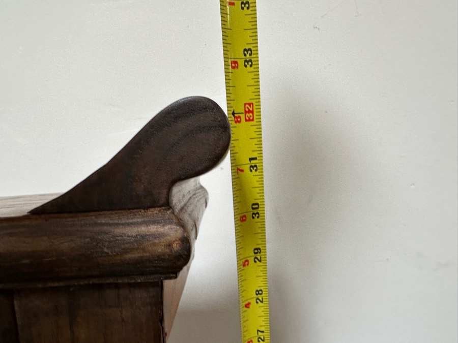 Small Wooden Asian Chest Of Drawers Jewelry Box Apothecary Chest Storage Cabinet 24.5'W X 7'D X 32.5'H [Photo 10]