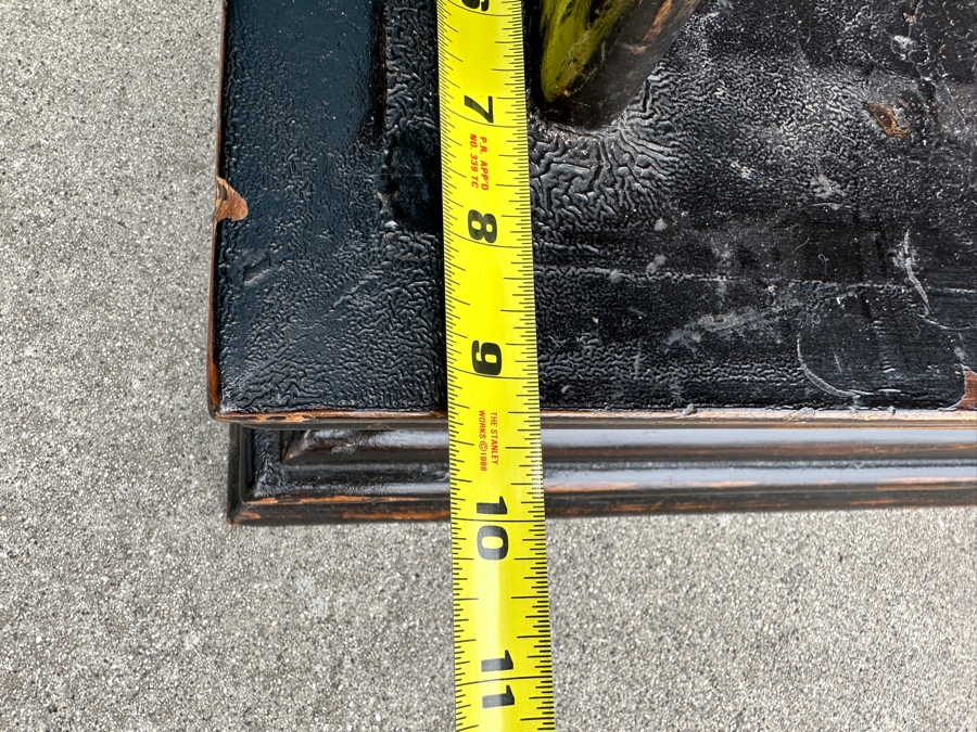 Vintage Carved Wooden Asian Shelf 34'W X 9.5'D X 66'H [Photo 11]