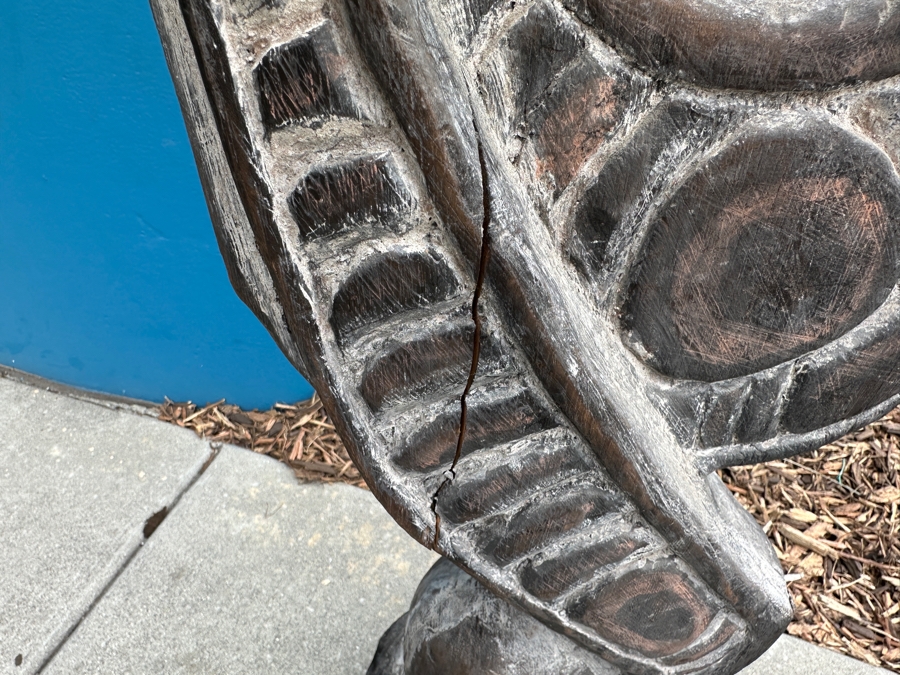 Large New Guinea Carved Wooden Statue 62'H [Photo 10]