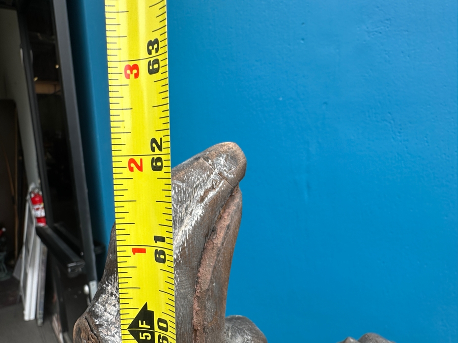 Large New Guinea Carved Wooden Statue 62'H [Photo 13]