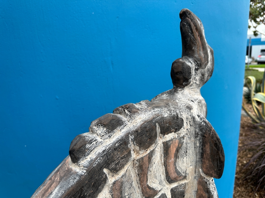 Large New Guinea Carved Wooden Statue 62'H [Photo 6]