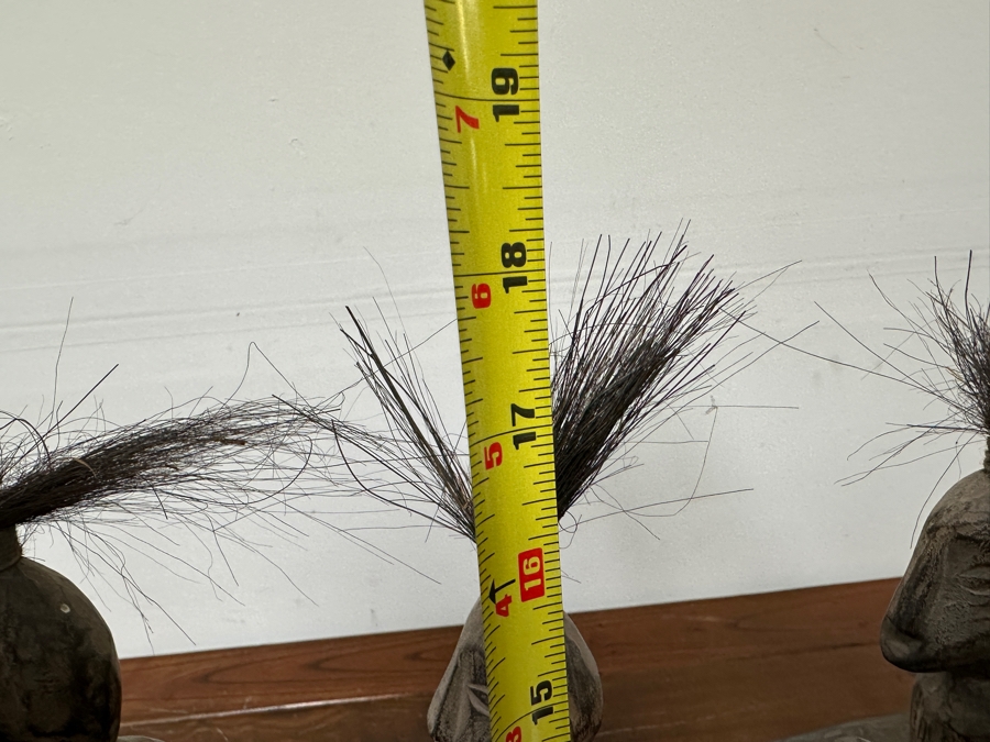 Vintage Carved Wooden Soul Boat Carving Tribal Pacific Islands Large 38'W X 8'D X 18'H [Photo 11]