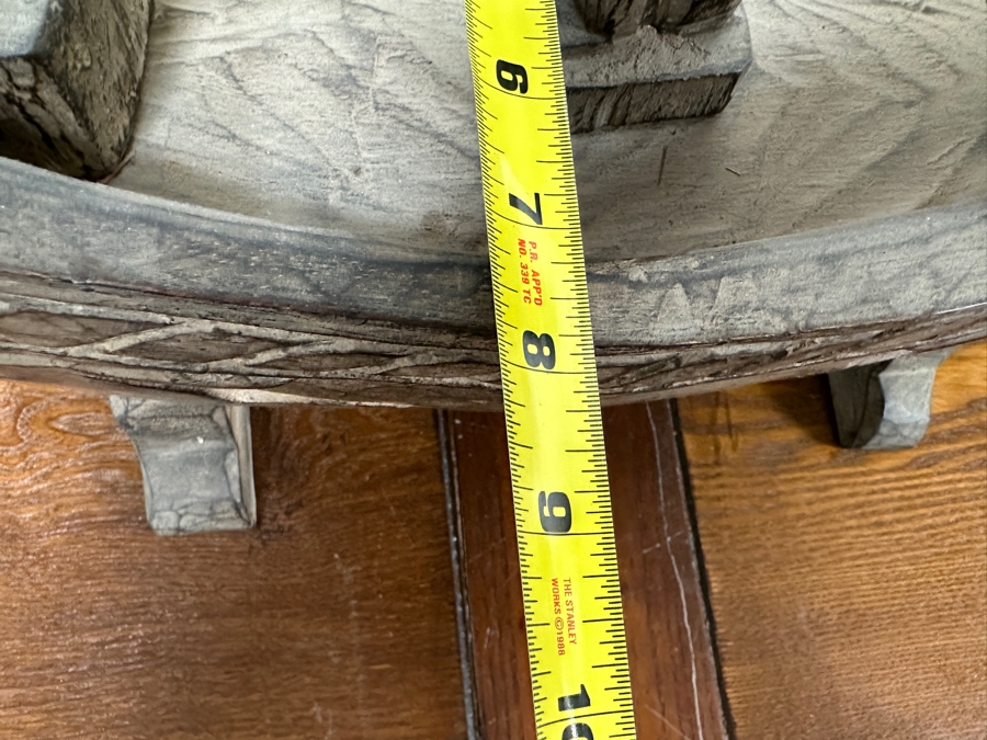 Vintage Carved Wooden Soul Boat Carving Tribal Pacific Islands Large 38'W X 8'D X 18'H [Photo 10]