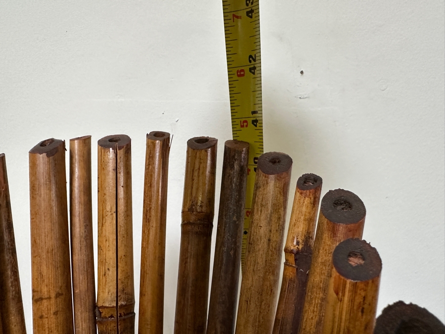 Large Handmade Bamboo Vase 41'H [Photo 4]