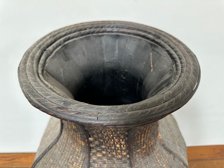 Large Chinese Woven Vase 37'H Retails $179 [Photo 3]