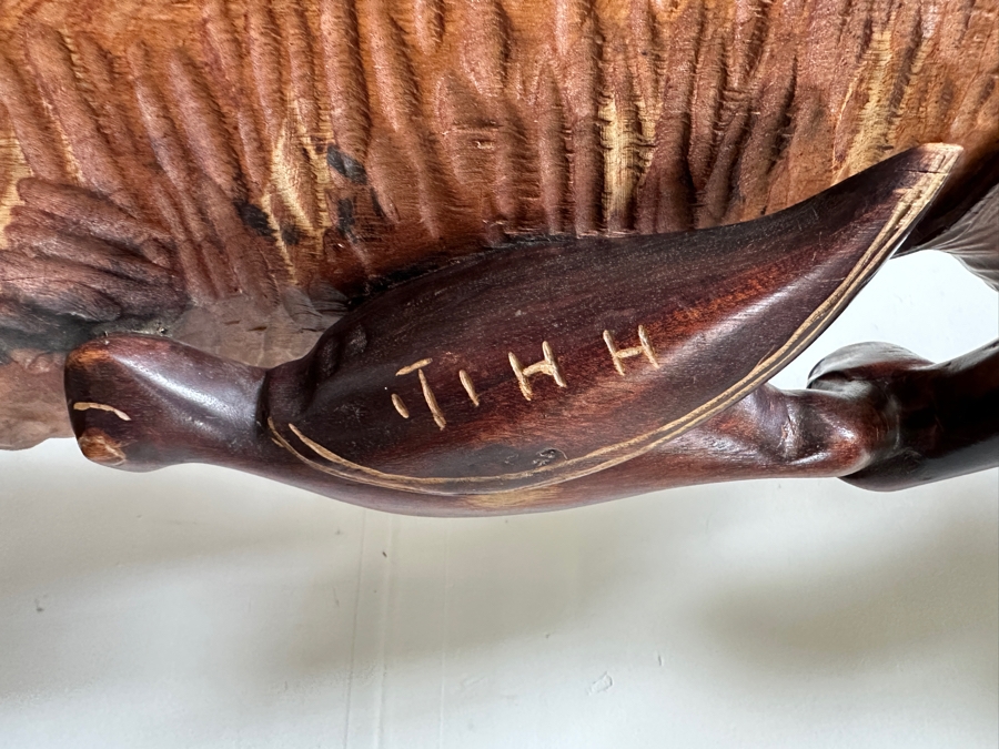 Large Carved Wooden Ethnic Statue 43.5'H [Photo 6]