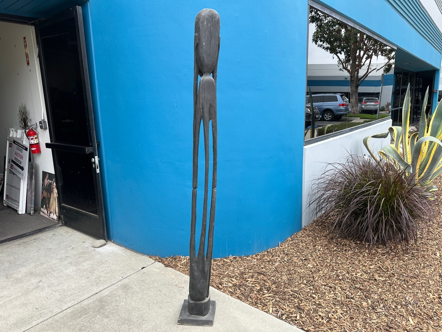 Tall Wooden Makonde Tribe Tanzania Statue Sculpture 81'H [Photo 7]