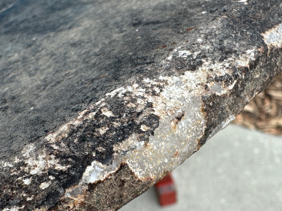 Decorative Chinese Red Wooden Stand With Hanging Faux Stone 14'W X 11'D X 53'H [Photo 8]