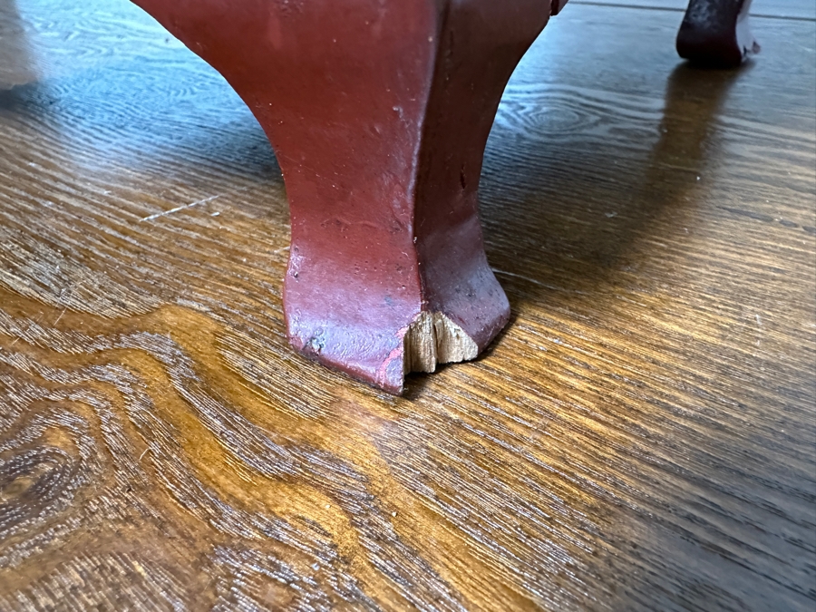 Red Wooden Chinese Lantern 10'W X 37'H [Photo 4]